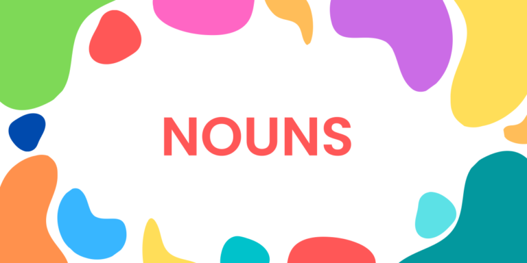 English nouns banner